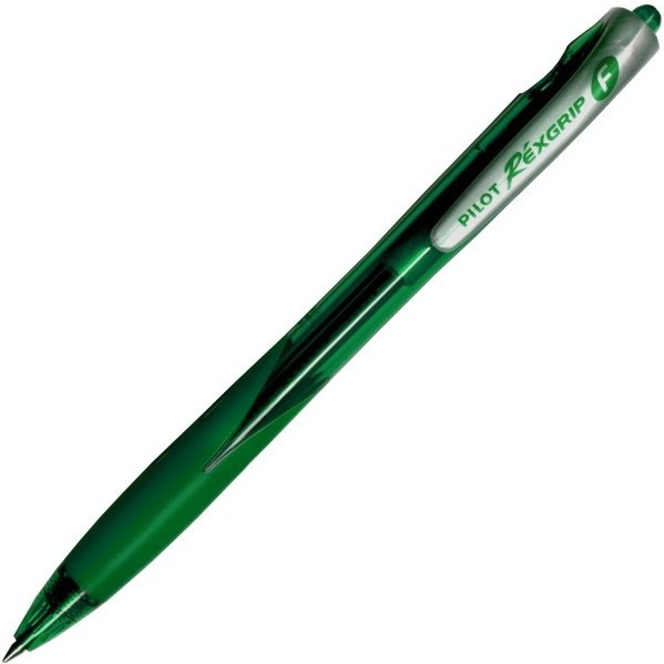 0303202669a72194eaae8.jpeg DŁUGOPIS OLEJOWY PILOT REXGRIP ZIELONY - obrazek 1