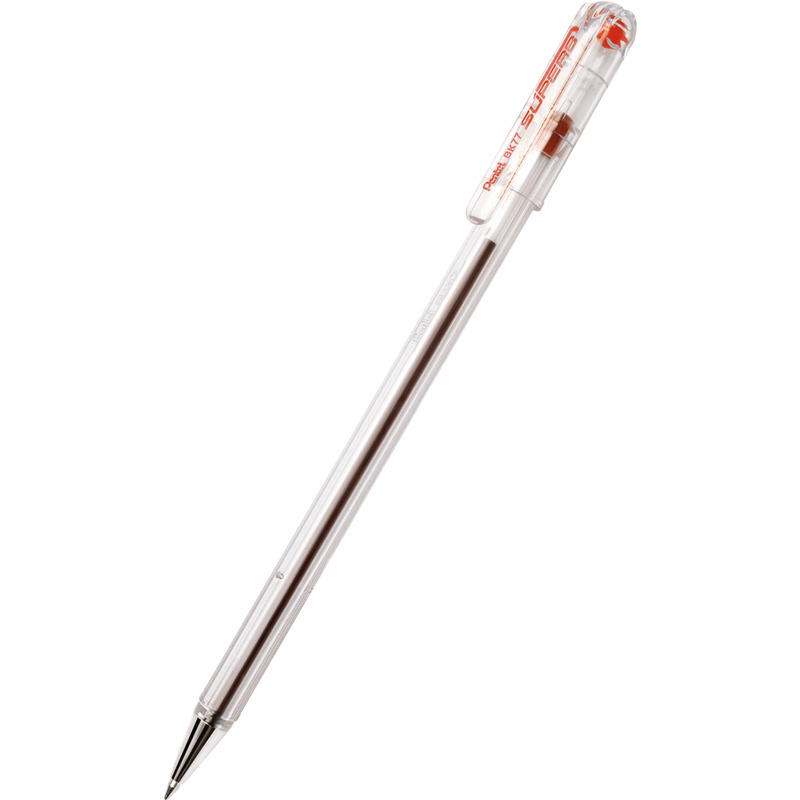 0303202669a721bd2a163.jpeg DŁUGOPIS PENTEL BK77 CZERWONY - obrazek 1