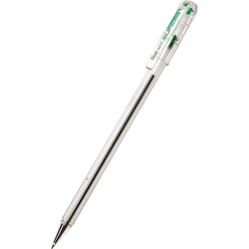 0303202669a721bf00fa8.jpeg DŁUGOPIS PENTEL BK77 ZIELONY - obrazek 1