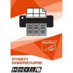 Etykiety MyOffice A4 śr.118mm CD białe (100)