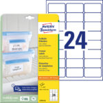 ETYKIETY A4 AVERY 63,5*33,9mm BIAŁE (25)
