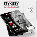 Etykiety Emerson A4 100x30mm białe (100)