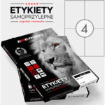Etykiety Emerson A4 105x148mm białe (100)