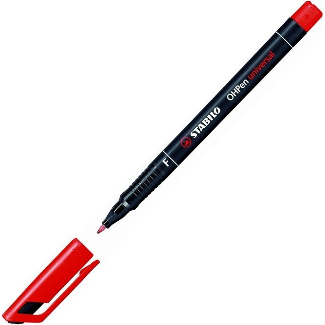 0303202669a722e44ed54.jpeg FOLIOPIS STABILO OHPEN UNIVERSAL 0,7mm CZERWONY - obrazek 1