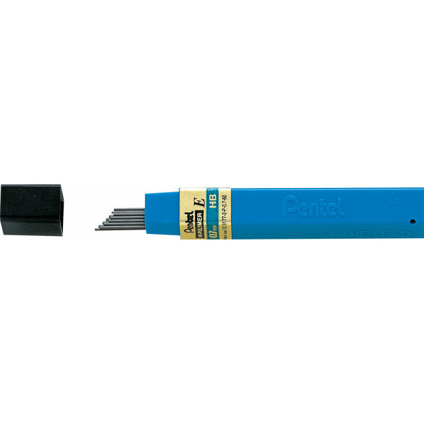 0303202669a722ff2e1f3.jpeg GRAFITY DO OŁÓWKÓW PENTEL 0.7mm 2B (12) - obrazek 1