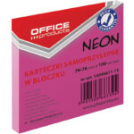 Karteczki Office Products 76x76mm różowe (100)