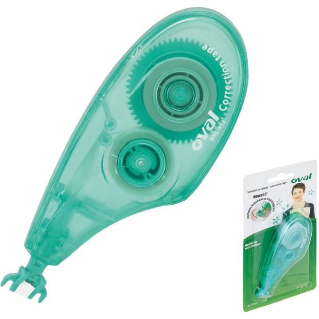 0303202669a7244b452f6.jpeg KOREKTOR W TAŚMIE OVAL 4,2mm*12m - obrazek 1