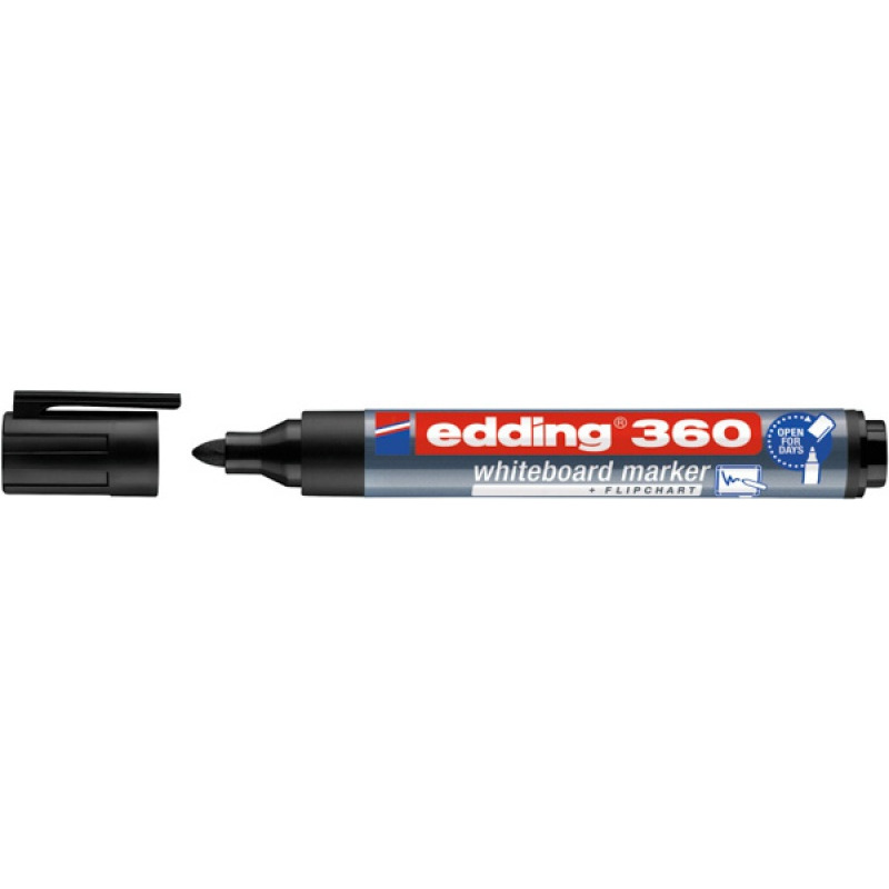 0303202669a724bf65f58.jpeg Marker do tablic Edding 360 czarny - obrazek 1