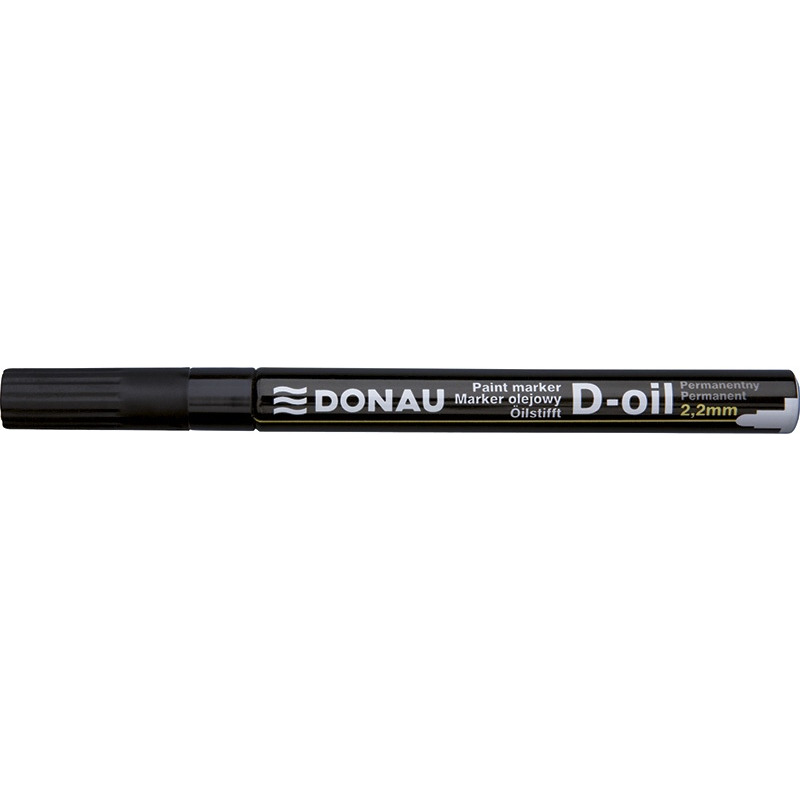 0303202669a724ce986b8.jpeg Marker olejowy Donau D-Oil 2.2mm czarny - obrazek 1