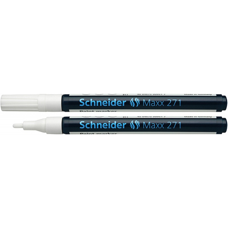 0303202669a724fa9bfd0.jpeg Marker olejowy Schneider Maxx 271 biały - obrazek 1