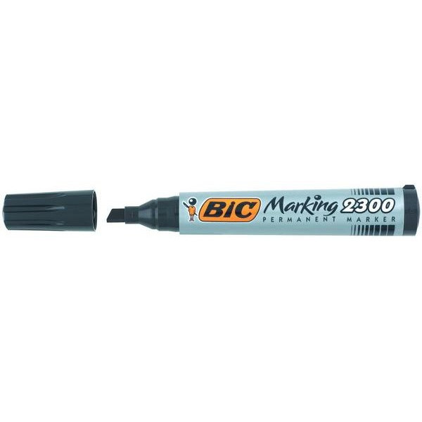 0303202669a7250c2d317.jpeg Marker permanentny BiC Marking 2300 czarny - obrazek 1