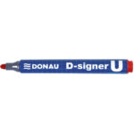 Marker permanentny Donau D-Singer U czerwony