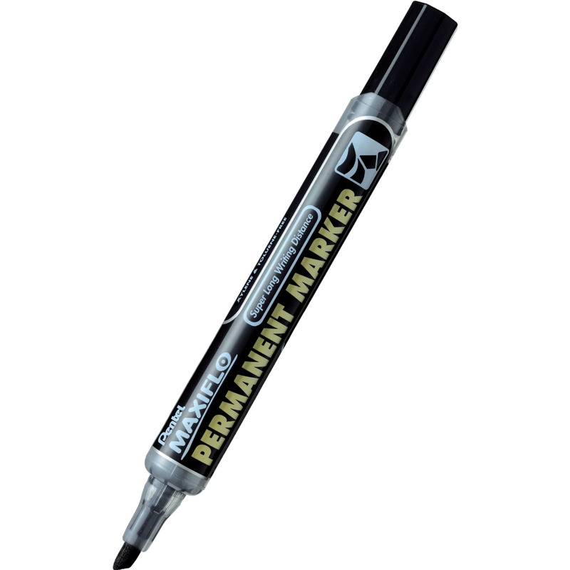 0303202669a7251d40dfd.jpeg MARKER PERMANENTNY PENTEL NLF60 CZARNY - obrazek 1