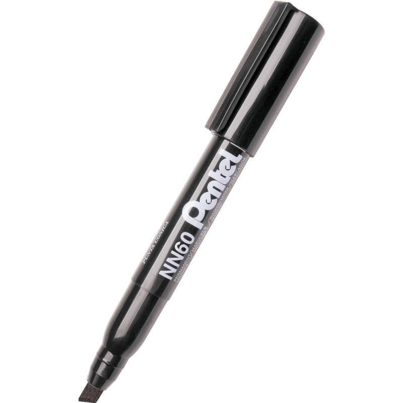0303202669a725222d343.jpeg MARKER PERMANENTNY PENTEL NN60 CZARNY - obrazek 1