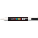 MARKER Z FARBĄ PLAKATOWĄ UNI PC-5M POSCA BIAŁY