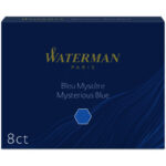 NABOJE ATRAMENTOWE WATERMAN STANDARD NIEBIESKO-CZARNE (8)