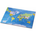 PODKŁADKA NA BIURKO ESSELTE 400x530mm MAPA ŚWIATA
