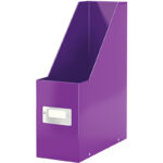 Pojemnik kartonowy Leitz Wow C&S A4/100mm fioletowy