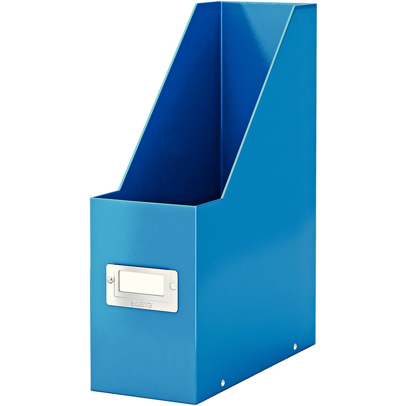 0303202669a72698d3a47.jpeg Pojemnik kartonowy Leitz Wow C&S A4/100mm niebieski - obrazek 1