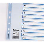 PRZEKŁADKI MYLAR ESSELTE A4 A-Z