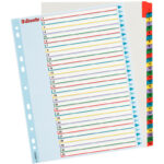 PRZEKŁADKI MYLAR ESSELTE A4 1-31