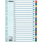 PRZEKŁADKI MYLAR ESSELTE A4 1-20