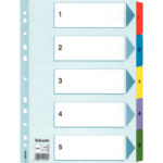 PRZEKŁADKI MYLAR ESSELTE A4 1-5
