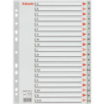 PRZEKŁADKI PP ESSELTE A4 A-Z