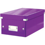 Pudełko Leitz Click&Store Wow 206x147x352mm fioletowe