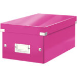 Pudełko Leitz Click&Store Wow 206x147x352mm różowe