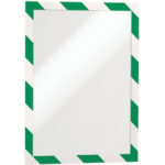 RAMKA DURABLE DURAFRAME SECURITY A4 ZIELONO-BIAŁA (2)