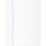Skoroszyt wpinany Office Products A4 PP biały (25)