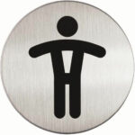 TABLICZKA "WC MĘSKIE"