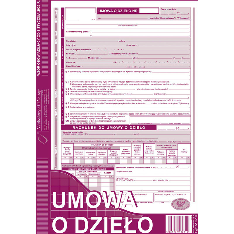 0303202669a729376ac2c.jpeg UMOWA O DZIEŁO Z RACHUNKIEM A4 (O+1K) - obrazek 1