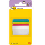 ZAKŁADKI POST-IT 38x50.8mm WYGIĘTE 4 KOLORY (4x6)