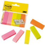 ZAKŁADKI POST-IT 15*50mm 5 KOLORÓW (5*100)