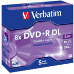 PŁYTA VERBATIM DVD+R DOUBLE LAYER jawel case