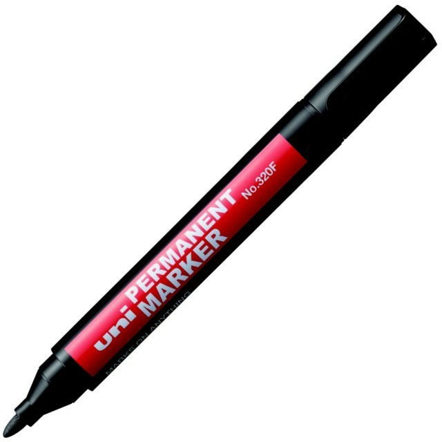 0303202669a72a76daed1.jpeg MARKER PERMANENTNY UNI No.320F CZARNY - obrazek 1