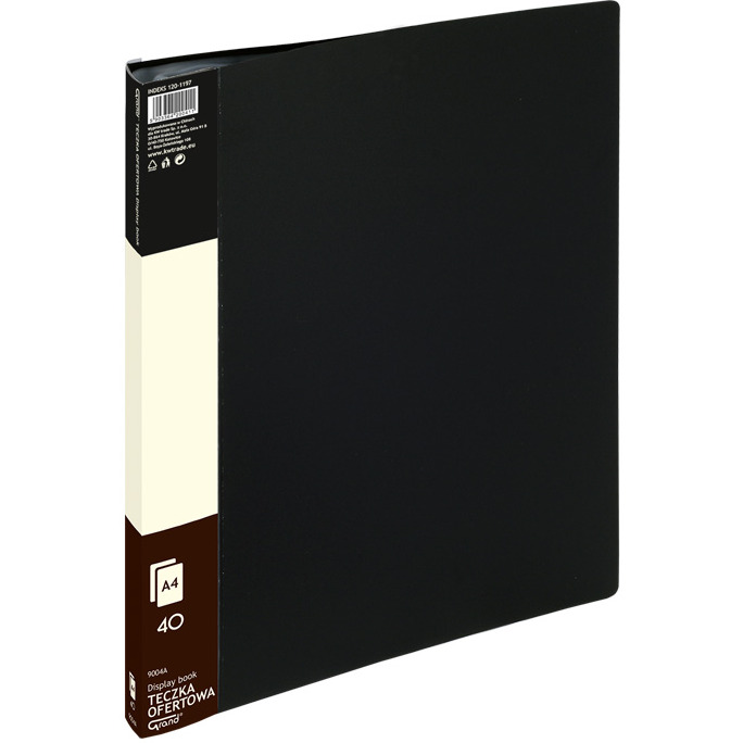 0303202669a72a8f0c56e.jpeg ALBUM OFERTOWY GRAND A4/40K CZARNY - obrazek 1