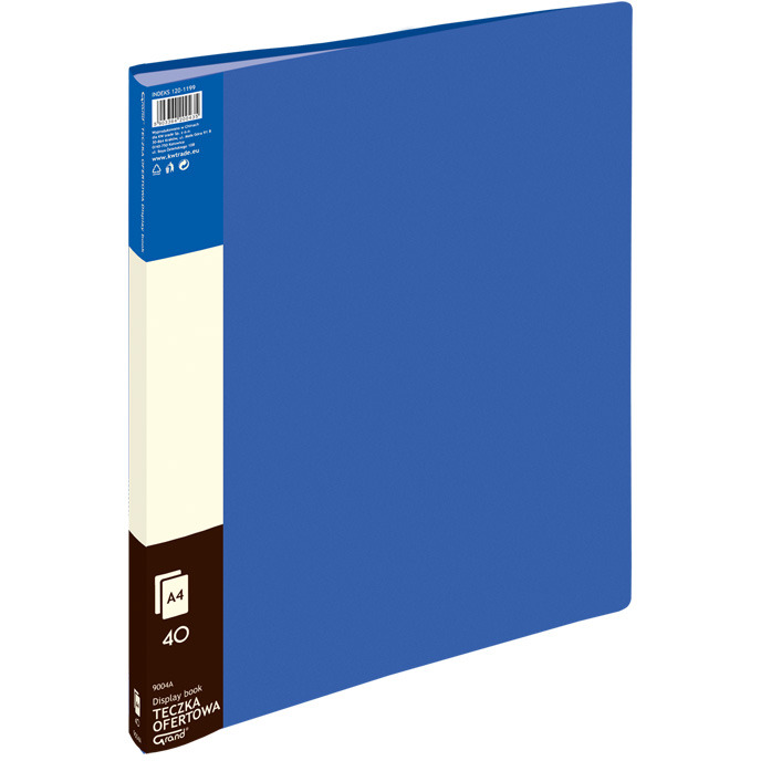 0303202669a72a8fd7a3b.jpeg ALBUM OFERTOWY GRAND A4/40K NIEBIESKI - obrazek 1