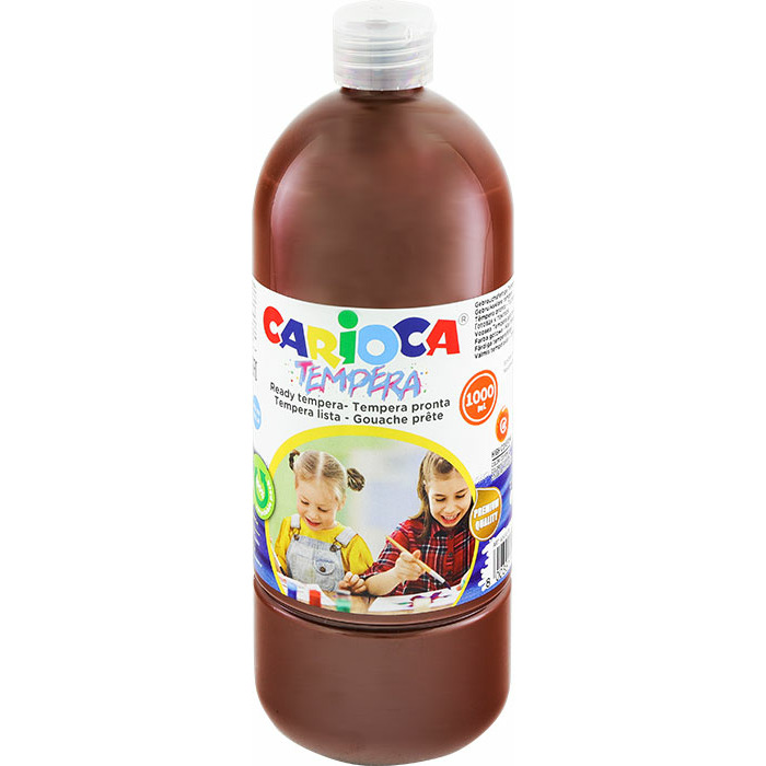 0303202669a72ab5c23ae.jpeg Farba tempera Carioca 1000ml brązowa - obrazek 1