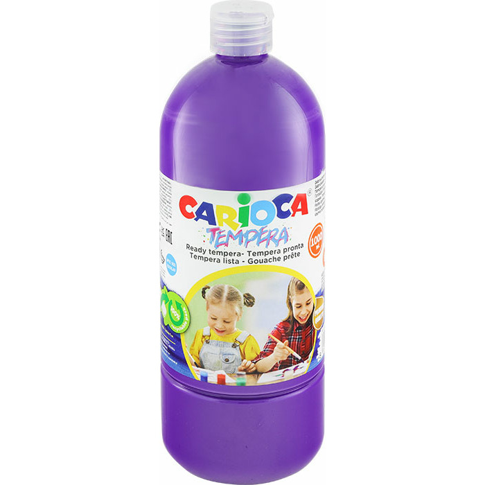0303202669a72ab917597.jpeg Farba tempera Carioca 1000ml fioletowa - obrazek 1
