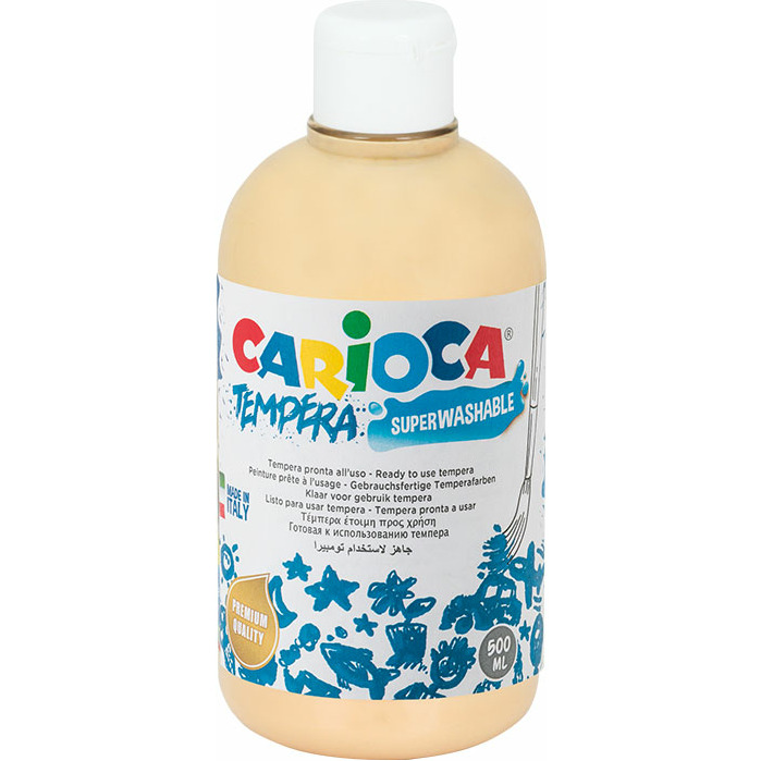 0303202669a72ac3d6963.jpeg Farba tempera Carioca 500ml łososiowa - obrazek 1