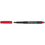 FOLIOPIS FABER-CASTELL OHP F CZERWONY