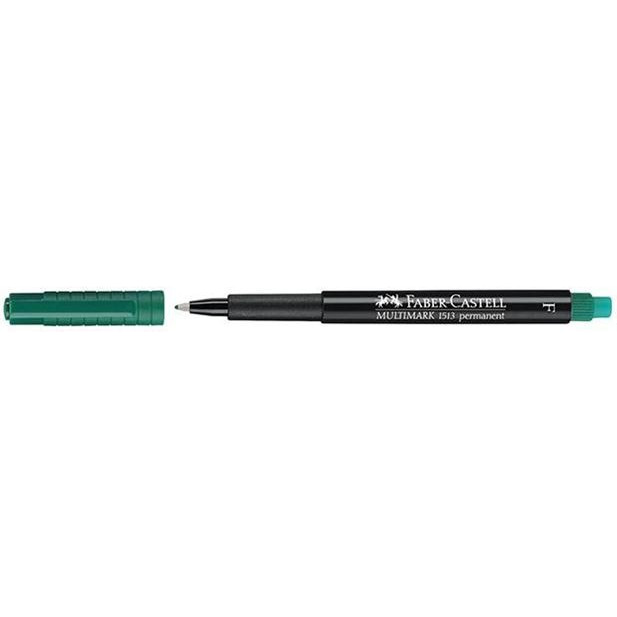 0303202669a72acdb30ff.jpeg FOLIOPIS FABER-CASTELL OHP F ZIELONY - obrazek 1