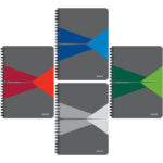 KOŁONOTATNIK LEITZ OFFICE A5/90K KRATKA SZARY