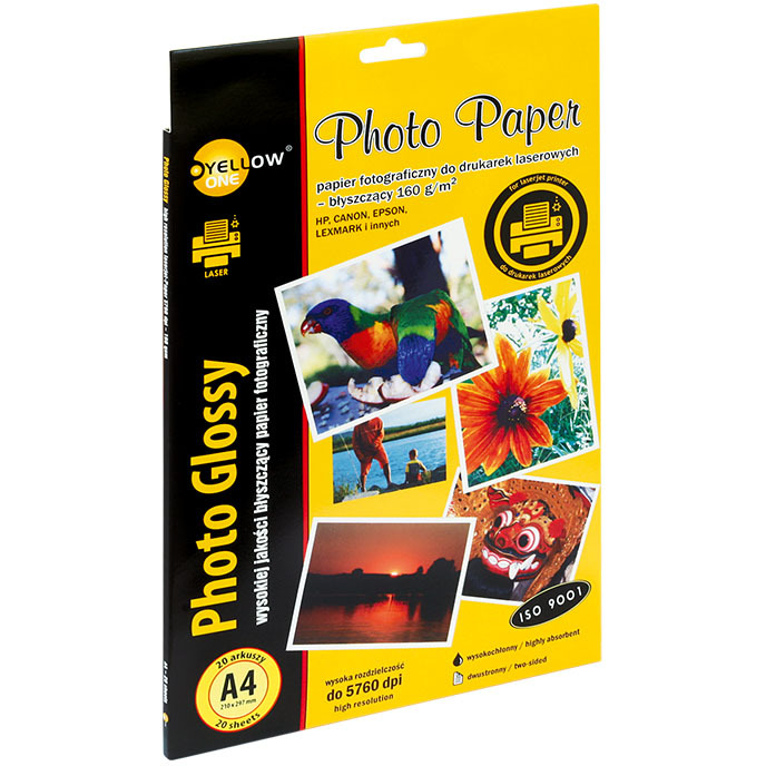 0303202669a72b291e515.jpeg PAPIER FOTO YELLOW ONE A4 160g BŁYSK (20) - obrazek 1