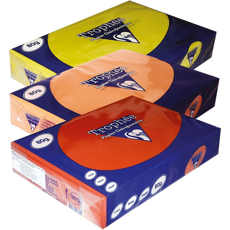 0303202669a72bd23baee.jpeg Papier Trophee A4/80g żółty (500) - obrazek 1