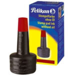 TUSZ DO PIECZĄTEK PELIKAN 28ml CZERWONY