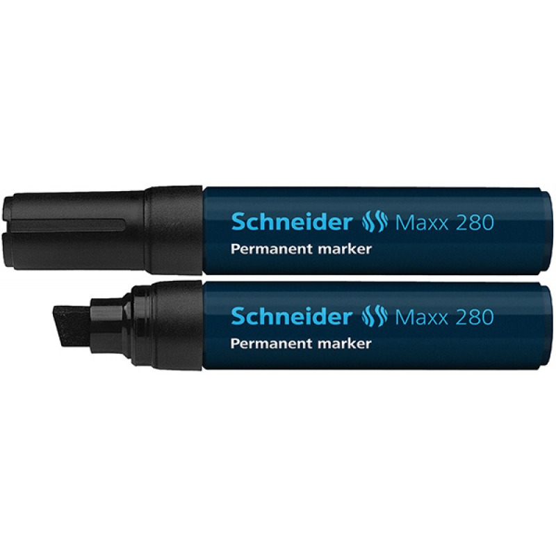 0303202669a74e32497fd.jpeg Marker permanentny Schneider Maxx 280 czarny - obrazek 1